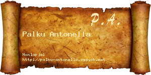 Palku Antonella névjegykártya